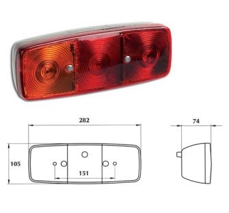 SABA YD-D-0114 8060/1 L STOP SİNYAL LAMBA SOL HELLA TİPİ STOP KÜÇÜK TİP