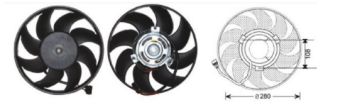 RFM1990 FAN MOTORU 12V VW.T4 94->2001 2,4-2,5 TDI