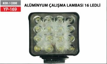 YP-169 YM 16 LEDLİ ÇALIŞMA LAMBASI  ALÜMİNYUM