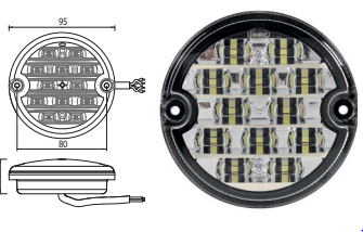 YD-D-0379 1 FONKSİYON ARKA LED LAMBA