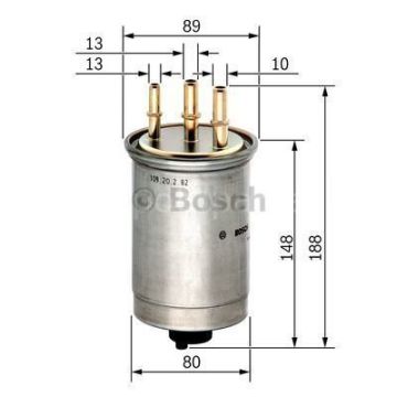 FORD Mondeo 2.0 TDCi Turnier 09.2002 - 03.2007 BOSCH MAZOT FİLTRESİ filitre