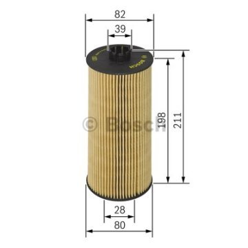 BOSCH_F026407026 Yağ Filtresi MERCEDES-BENZ MAZ MINSK SETRA filitre