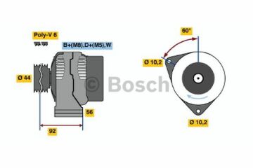 AlternatörMERCEDES-BENZ S-Klasse MB A0091541702; MB 00915