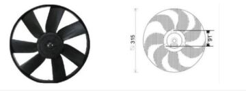 RFM2032 FAN MOTORU VW.POLO CLASSIC/INCA  1.6 BENZI