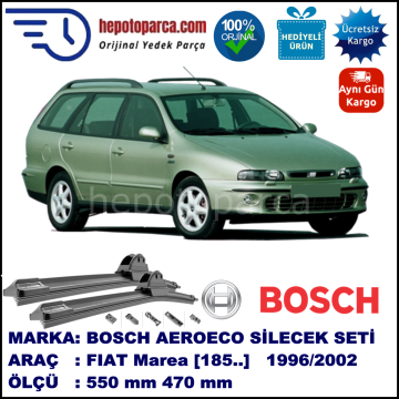 FIAT Marea [185..] 10.1996-09.2002, 550 / 470 mm. BOSCH AEROECO Aparatlı Muz Silecek