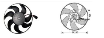 RFM2046 FAN MOTORU VW GOLF/V/VI 1,6TDI/1,9TDI