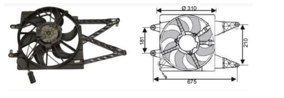 RFM2700 FAN MOTORU 12V TATA