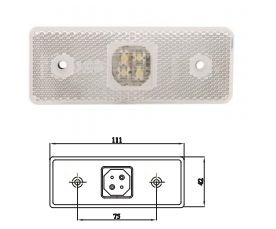 3060-M004Y00-A J.B. DÖRT LED ÖN POZİSYON  24V 500m