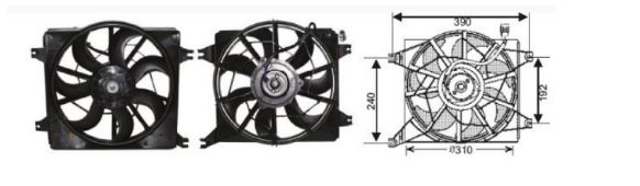 RFM3010 FAN MOTORU HYUNDAI ACCENT 97-99