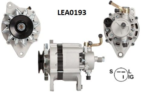 LEA0193  ALTERNATOR 14V/55A/V.P. BEDFORD MIDI  2.2 DIESEL-ISUZU MIDI II 2.2 DIESEL -OPEL MIDI 2.2 DIESEL