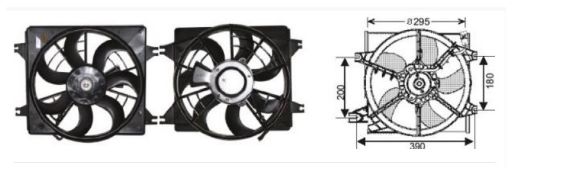 RFM3020 FAN MOTORU HYUNDAI ACCENT 99-2002