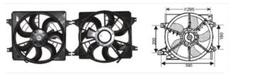RFM3020 FAN MOTORU HYUNDAI ACCENT 99-2002