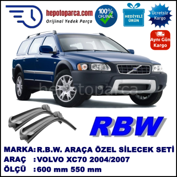 VOLVO XC70 1 MUZ SİLECEK TAKIMI RBW ARACA ÖZEL (2004-2007)