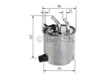 NISSAN Navara 2.5 dCi (01.2010 - 06.2014) BOSCH Filtre Seti filitre
