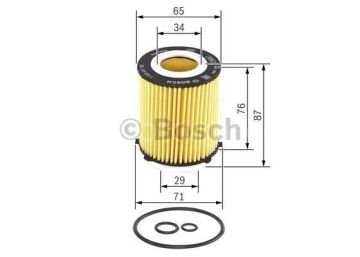 MERCEDES-BENZ A 250 06.2012 - 01.2018 BOSCH YAĞ FİLTRESİ filitre