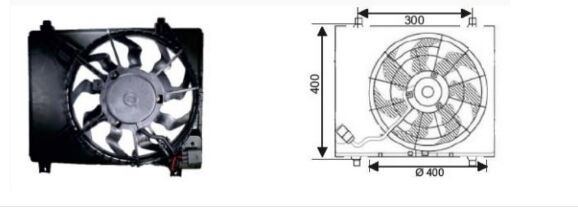 RFM3042 FAN MOTORU HYUNDAI I-10 2012->