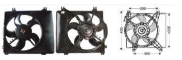 RFM3070 FAN MOTORU HYUNDAI ATOS 2003->