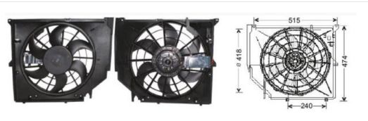 RFM3610 FAN MOTORU BMW 3 SERİSİ 1998-2005