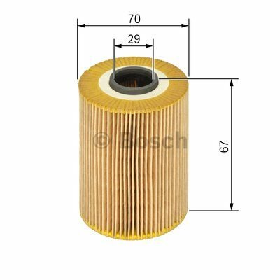 BOSCH_F026407093 Yağ Filtresi TOYOTA SUBARU Yaris Auris 1,4d  Corolla Urban Cruiser Verso filitre
