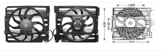RFM3620 FAN MOTORU BMW 5 SERİSİ 1995-2004