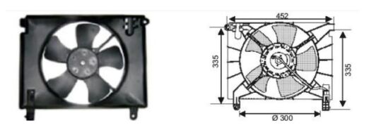 RFM4050 FAN MOTORU CHEVROLET AVEA/KALOS