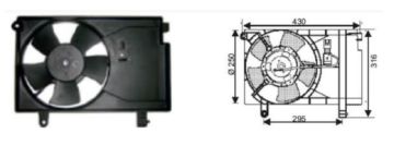 RFM4060 FAN MOTORU CHEVROLET AVEA/KALOS