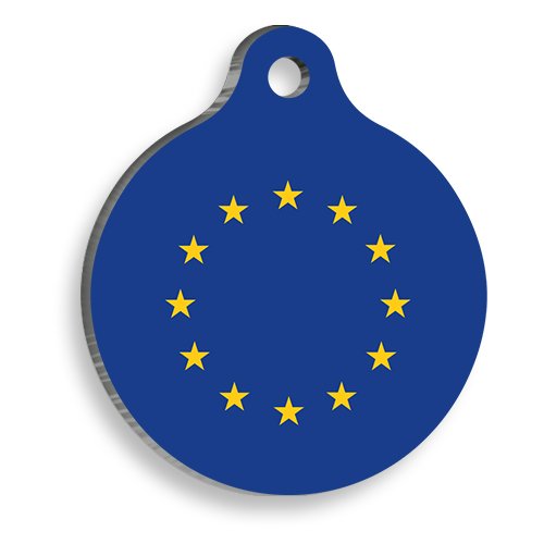 Avrupa Birliği Yuvarlak Kedi ve Köpek Künyesi