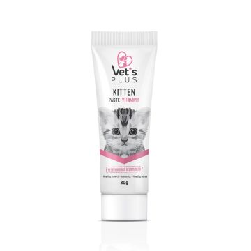 Vet's Plus Hamile ve Yavru Kediler için Kalsiyumlu Multi Vitamin Kedi Macunu 30gr