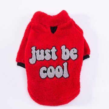 PawStar Kırmızı Just Be Cool Büyük Irk Sweat