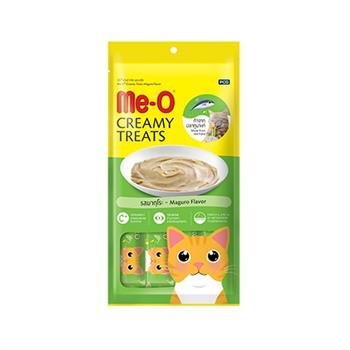 Me-O Creamy Treats Mavi Yüzgeçli Orkinos Balıklı Kedi Sıvı Ödül Maması 4 X15 Gr