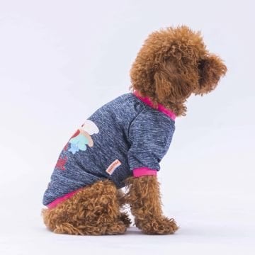 PawStar Koyu Mavi Shine Küçük Irk Sweat