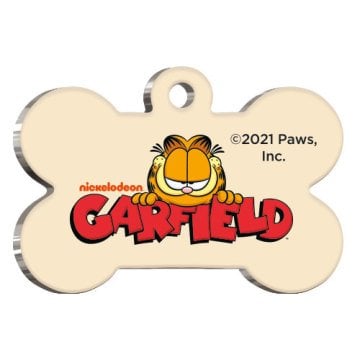 Garfield Kemik Şekilli Kedi ve Köpek Künyesi