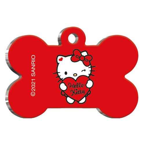 Hello Kitty Kemik Şekilli Kedi ve Köpek Künyesi