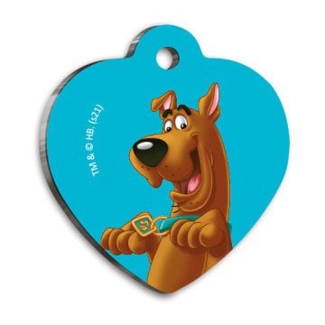 Scooby-Doo Kalp Şekilli Kedi ve Köpek Künyesi