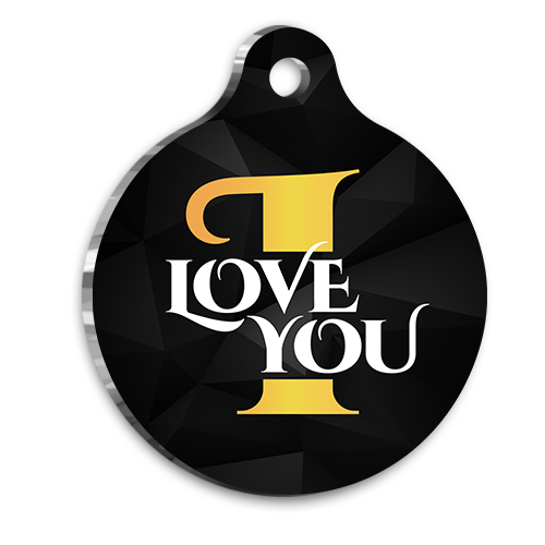 I Love You Pet Tag