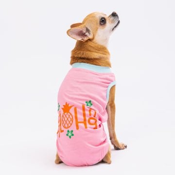 PawStar Pembe Aloha T-Shirt