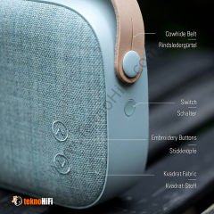 Vifa HELSINKI Taşınabilir Bluetooth Hoparlör 'Misty Blue'