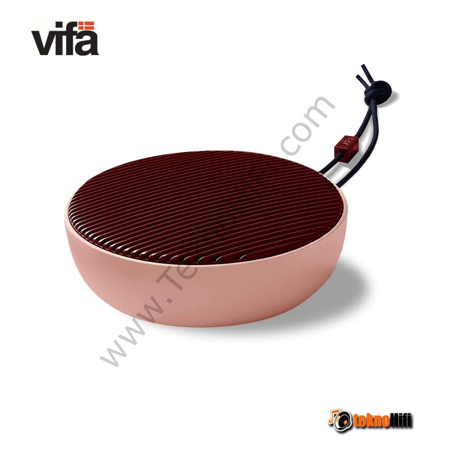 Vifa CITY Taşınabilir Bluetooth Hoparlör 'Burgundy Blush'