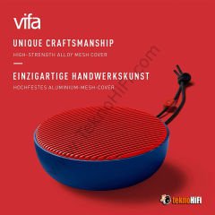 Vifa CITY Taşınabilir Bluetooth Hoparlör 'Ultramarine Coral'