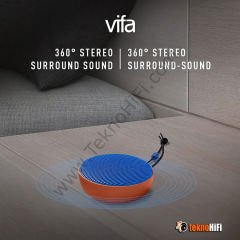 Vifa CITY Taşınabilir Bluetooth Hoparlör 'Terracotta Blue'