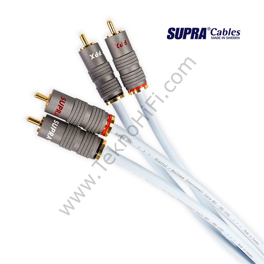 Supra DAC-X RCA 2 Metre Analog Interconnect kablo