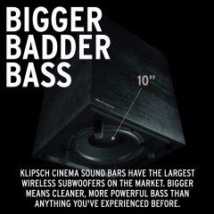 Klipsch Cinema 800 Dolby Atmos 3.1 Soundbar + Subwoofer
