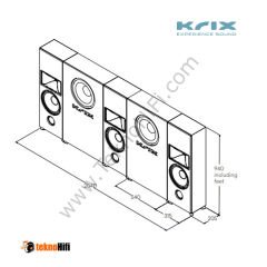 Krix MX-10 Ekran Arkası Hoparlör sistemi