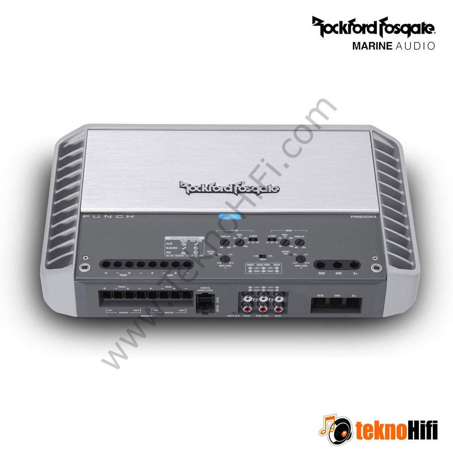 RockFord PM600X4 Marine 600 Watt 4 Kanallı Amplifikatör