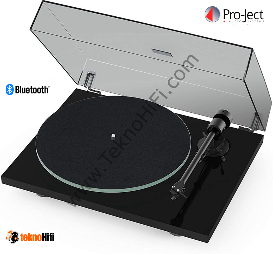 Pro-Ject T1 BT Bluetooth Pikap 'PianoBlack'