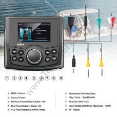 Velex VX326 Marine Media Center