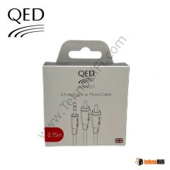 QED QE-8111 Connect 3.5mm - RCA Kablo - 0.75 Metre