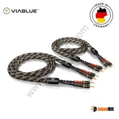VIABLUE SC-4 Banana Single-Wire Gümüş Hoparlör Kablosu '3 Metre'