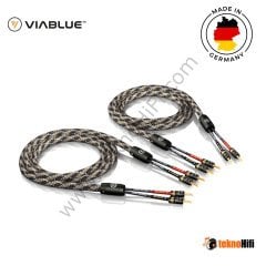 VIABLUE SC-2 Banana Single-Wire Gümüş Hoparlör Kablosu