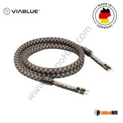 VIABLUE SC-6 Banana Single-Wire Gümüş Hoparlör Kablosu